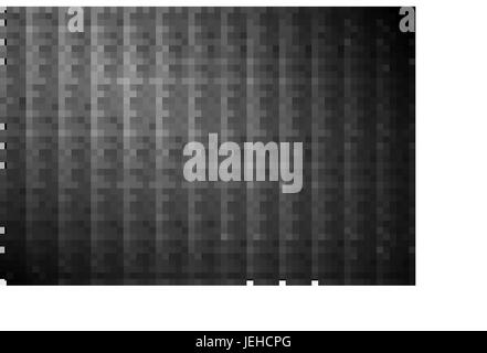 Black metal speaker mesh background. Metallic texture or pattern with hexagonal holes. Vector illustration. Stock Vector