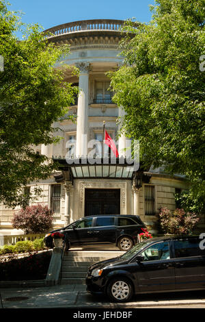Turkish Embassy Ambassador's Residence, Everett House, 1606 23rd Street NW, Washington DC Stock Photo