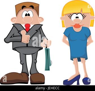 Cartoon people Stock Vector