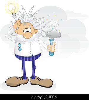 Genius at work Stock Vector