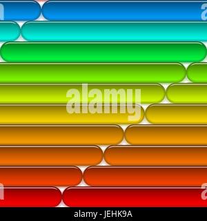 Rectangle buttons, seamless Stock Vector