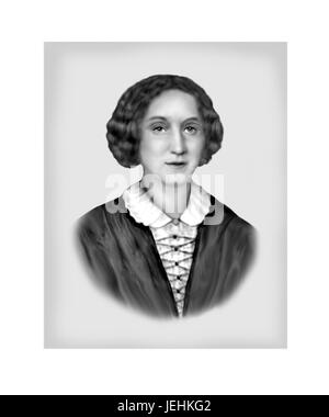 George Eliot, 1819 - 1880, English Novelist, Poet Stock Photo