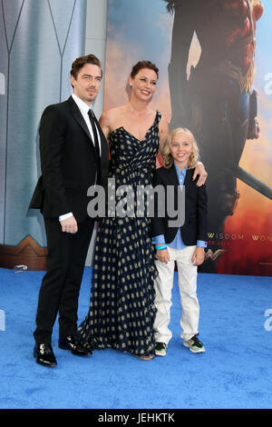 Connie Nielsen, Sebastian Sartor and Bryce Ulrich-Nielsen attending the ...