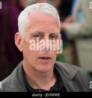 Matthew Carr, writer, journalist and broadcaster, author of 'Blood and Faith: the Purging of Muslim Spain '  , appearing at the 2017 Hay Festival of Literature and the Arts, Hay on Wye, Wales UK Stock Photo