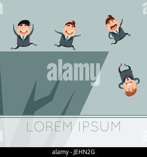 Business concept about crisis Stock Vector