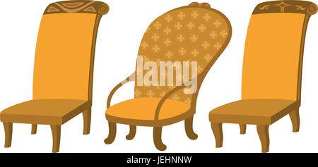 Chairs, set Stock Vector