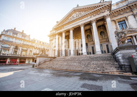 Brussels Stock Exchange building Stock Photo