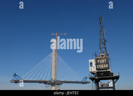 South Tower, Queensferry Crossing Stock Photo