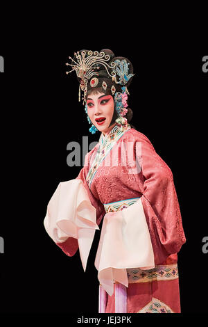 BEIJING – JUNE 18, 2008. Chinese opera at Chang An Theater Beijing. Chinese opera is a popular form of drama and musical theater with ancient roots Stock Photo