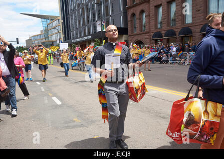 Minneapolis, USA. 25th Jun, 2017. The 2017 Ashley Rukes GLBT Pride Parade and and Twin Cities Pride Festival on June 25 in Minneapolis, Minnesota. Credit: MediaPunch Inc/Alamy Live News Stock Photo