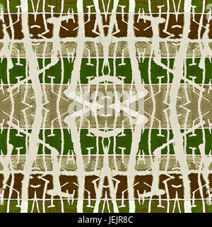 Colorful Tribal Geometric Seamless Pattern Stock Photo
