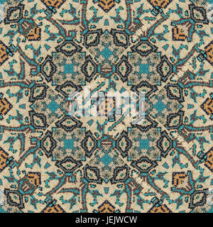 Fabric Ethnic Art Seamless Pattern Stock Photo
