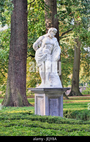Sculpture of Hercules in Valkenberg Park, Breda, The Netherlands. Stock Photo