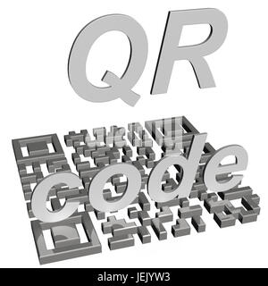 QR code concept Stock Photo