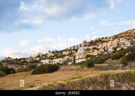 panoramic view of the village in Cyprus. Stock Photo