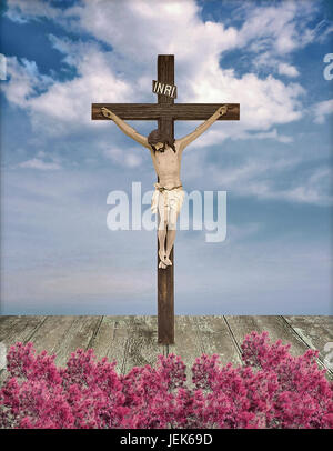 vector illustration of Jesus Christ on a white background Stock Photo ...