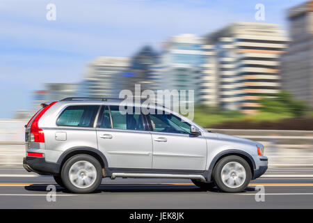 BEIJING-OCTOBER 28, 2016. Volvo SUV XC60. In September, Volvo sold 48,259 vehicles worldwide, up 6% over September 2015. Stock Photo