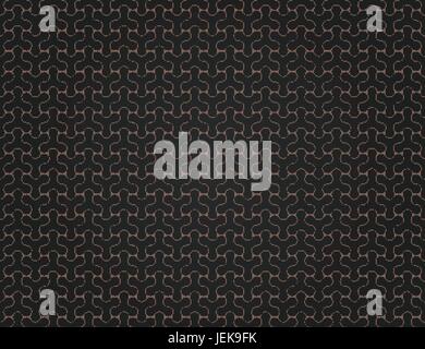 seamless pattern with fidget spinner shape ornament over dark background. vector abstract wallpaper. stylish net decorative backdrop. geometric, moder Stock Vector
