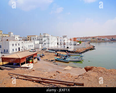 Sultanate of Oman, gouvernorate of Ash Sharqiyah, the port of Sur, Ayjah fishing village Stock Photo