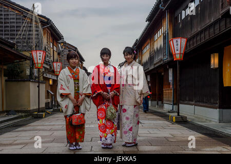 Old district in Kanazawa Stock Photo