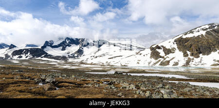 Mountains in Jotunheimen, Norway Stock Photo