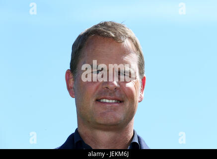 New Crystal Palace Manager Frank De Boer during the press conference at Beckenham Training Ground, Kent. PRESS ASSOCIATION Photo. Picture date: Monday June 26, 2017. See PA story SOCCER Palace. Photo credit should read: Steven Paston/PA Wire. RESTRICTIONS: No use with unauthorised audio, video, data, fixture lists, club/league logos or 'live' services. Online in-match use limited to 75 images, no video emulation. No use in betting, games or single club/league/player publications. Stock Photo