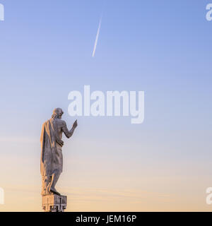 Spires overlooking city, Milan Cathedral (Duomo di Milano), Milan, Italy Stock Photo