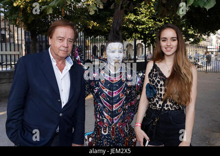 Paris, France. 23th June, 2017. Daniel Lauclair and his daughter Alexandra attend 2017 Fête des Tuileries, on June 23, 2017 in Paris, France. Credit:  Stock Photo