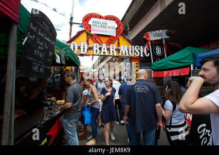 Acklam Village, in the heart of Portobello Road, Notting Hill, West London, England, United Kingdom Stock Photo