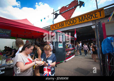 Acklam Village, in the heart of Portobello Road, Notting Hill, West London, England, United Kingdom Stock Photo