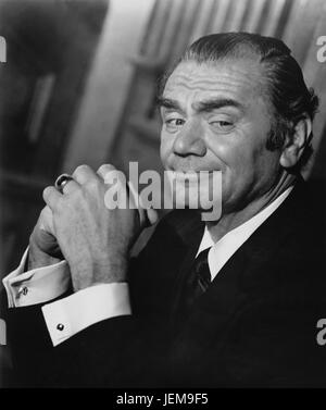 Ernest Borgnine, on-set of the Film, 'Willard', BCP Productions, 1971 Stock Photo