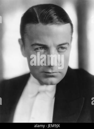 Clive Brook, Publicity Portrait for the Film, 'Slightly Scarlet', Paramount Pictures, 1930 Stock Photo