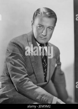 Actor Clive Brook, Publicity Portrait, 1930's Stock Photo