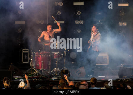 Bearded Theory - Day 2 - Performances  Featuring: Slaves Where: Lichfield, Derbyshire, United Kingdom When: 26 May 2017 Credit: WENN.com Stock Photo