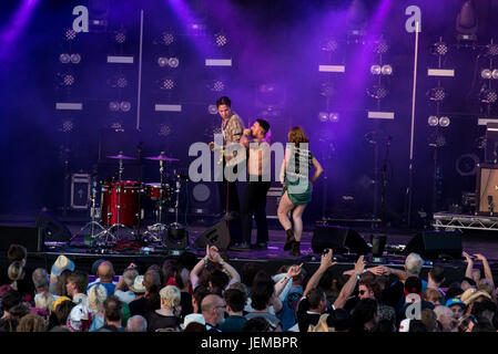 Bearded Theory - Day 2 - Performances  Featuring: Slaves Where: Lichfield, Derbyshire, United Kingdom When: 26 May 2017 Credit: WENN.com Stock Photo