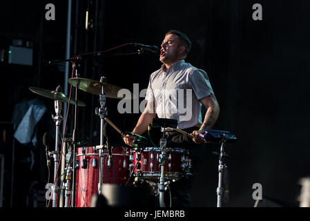 Bearded Theory - Day 2 - Performances  Featuring: Slaves Where: Lichfield, Derbyshire, United Kingdom When: 26 May 2017 Credit: WENN.com Stock Photo