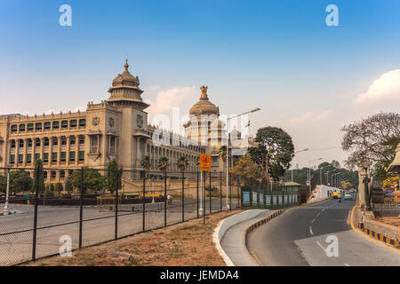 Vidhana Soudha the Bangalore State Legislature Building, Bangalore, India Stock Photo