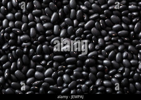 black turtle beans legumes background Stock Photo