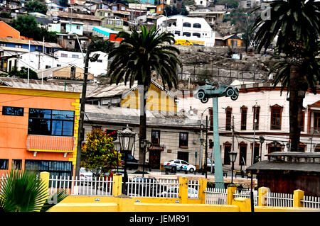 Various photos of the Port City of Coquimbo, Chile on3/20/2014 Stock Photo