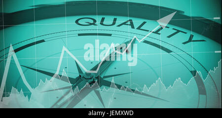 Composite image of stocks and shares Stock Photo