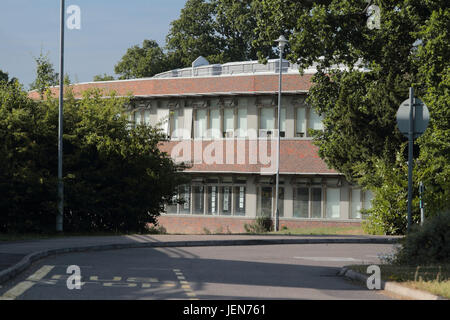 St Wilfrid's Catholic School, Crawley West Sussex, UK. 26th June, 2017. Headmasters stand accused of trying to sway the general election by attacking Tory policies. Families were sent a series of political messages – by post and on social media – in the run-up to the national vote on June 8. St Wilfrid's Catholic School sent out the anti-Tory tweet. It posted on April 21: ‘What about education, mental health services, the NHS, social care, still voting Conservative?' Credit: Nigel Bowles/Alamy Live News Stock Photo