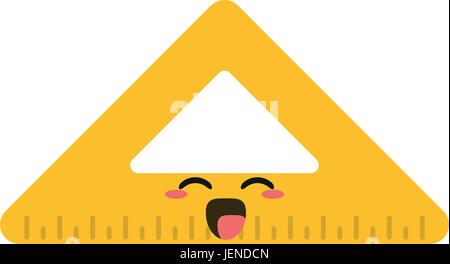 triangle ruler icon image  Stock Vector