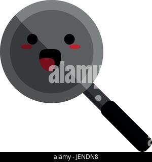 kawaii pan icon image  Stock Vector