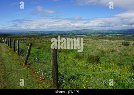 Sperrin Mountains Sperrins County Tyrone Northern Ireland Scenic Route Landscape View Stock Photo