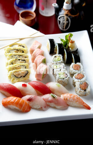 Sushi Arrangement Stock Photo