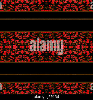 Oriental Abstract Stripes Seamless Pattern Stock Photo