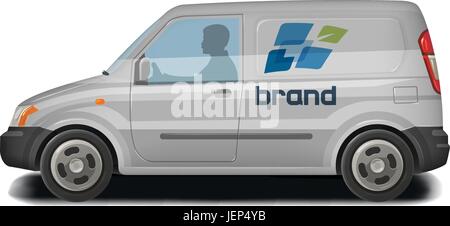 Car, vehicle, van icon. Delivery, cargo transportation, transport, traffic identity. Vector illustration Stock Vector