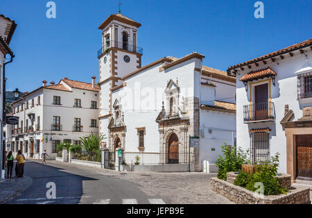 Spain, Andalusia, Province of Cadiz, Iglesia de Nuestra Senora de la Encarnacion, parish church of the Incarnation in the village of Grazalema Stock Photo