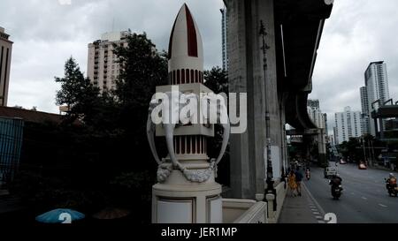 Elephant Head Bridge Hua Chang Bridge  Phayathai Road, Khlong Saen Saeb  Venice of Asia central Bangkok Thailand South East Asia Stock Photo