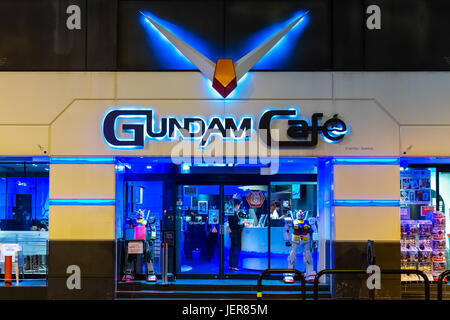Gundam cafe at Akihabara Electric Town in Tokyo, Japan Stock Photo
